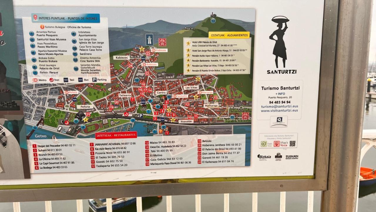 Exclusivo "Gran Bilbao" Suite Deluxe Parking Opcional Santurtzi ภายนอก รูปภาพ